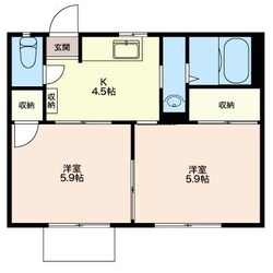 船堀駅 徒歩15分 1階の物件間取画像